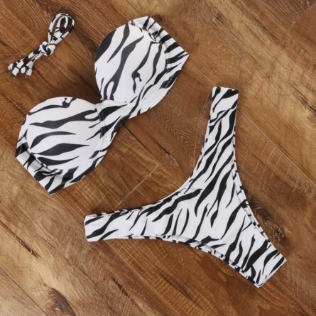 Mediterranean Bandeau Push-up Bikini – Bild 61