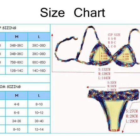 Bahamas Neoprene Crochet Brazilian Bikini - Image 9