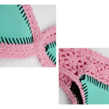Bahamas Neoprene Crochet Brazilian Bikini - Image 20