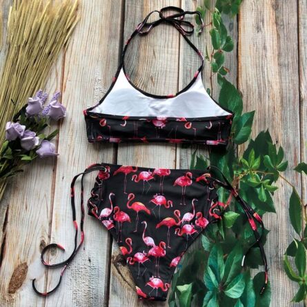 Beach Life High Waist Halter Bikini Set - Image 30