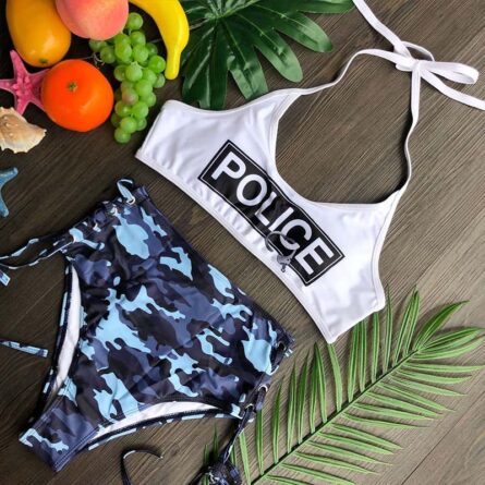 Beach Life High Waist Halter Bikini Set - Image 20