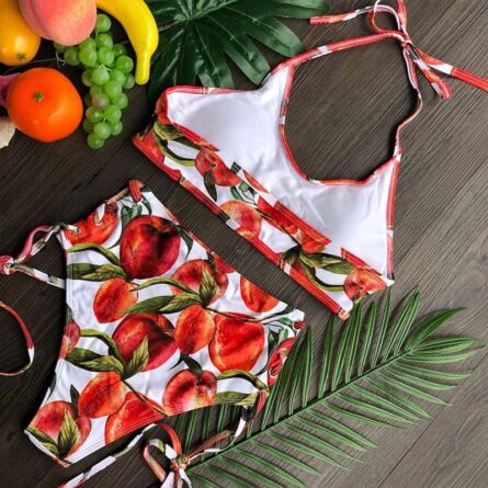 Beach Life High Waist Halter Bikini Set - Image 58