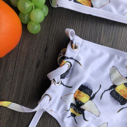 Beach Life High Waist Halter Bikini Set - Image 3