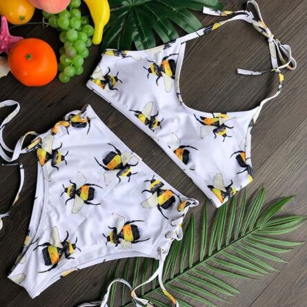Beach Life High Waist Halter Bikini Set - Image 25