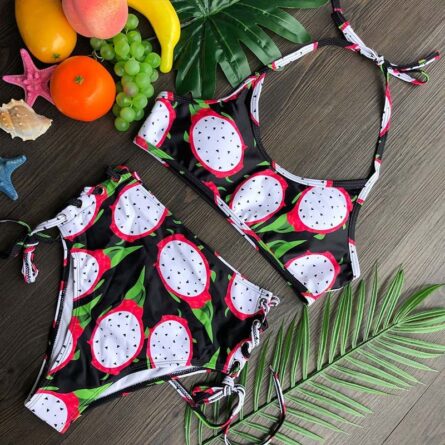 Beach Life High Waist Halter Bikini Set - Image 53