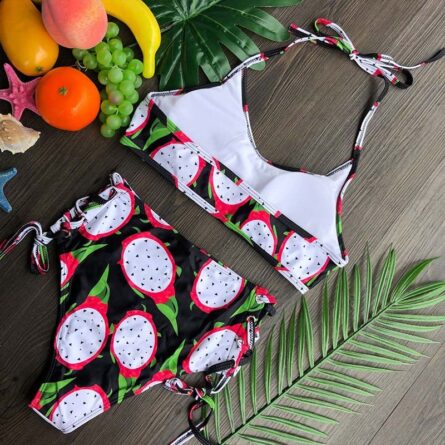Beach Life High Waist Halter Bikini Set - Image 51