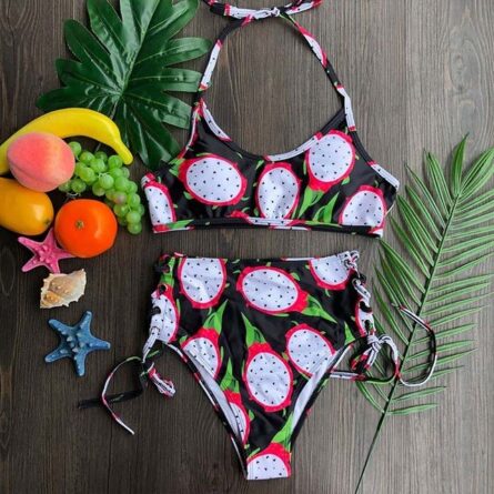 Beach Life High Waist Halter Bikini Set - Image 41