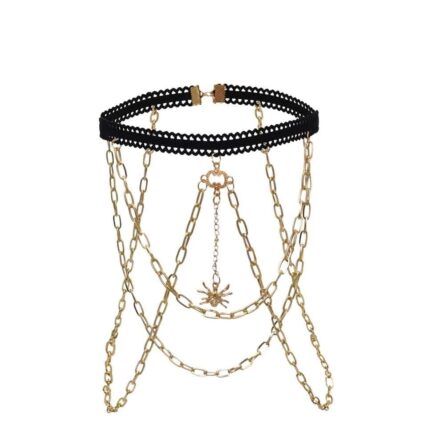 Boho Bohemian Water Drop Pendant Leg Thigh Chain Body Chain Jewelry – Bild 7