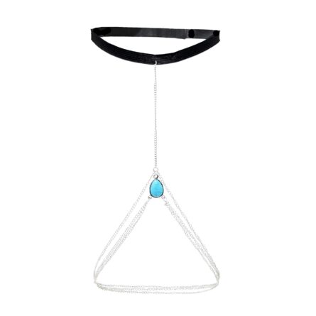 Boho Bohemian Water Drop Pendant Leg Thigh Chain Body Chain Jewelry – Bild 17