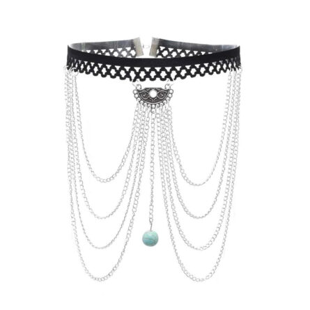 Boho Bohemian Water Drop Pendant Leg Thigh Chain Body Chain Jewelry – Bild 10