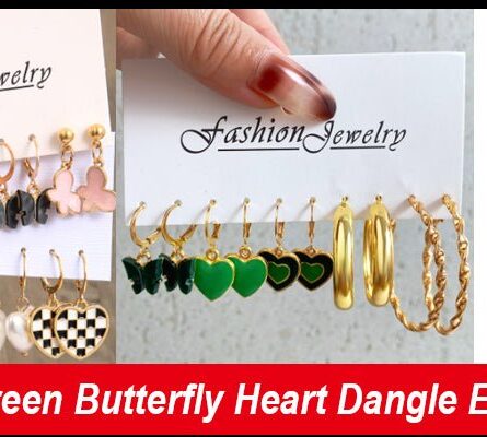 Boho Sensation Pink Butterfly Heart Wave Ring Set – Bild 26