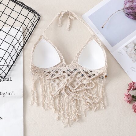 Boho Tassel Sexy Crochet Bikini Top - Image 29