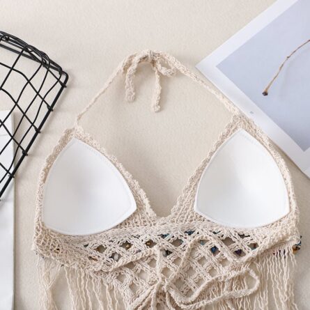 Boho Tassel Sexy Crochet Bikini Top - Image 30