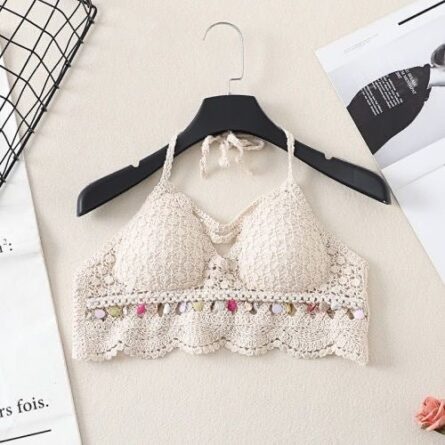 Boho Tassel Sexy Crochet Bikini Top - Image 38