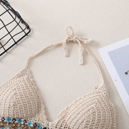 Boho Tassel Sexy Crochet Bikini Top - Image 9