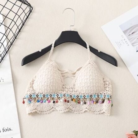 Boho Tassel Sexy Crochet Bikini Top - Image 16