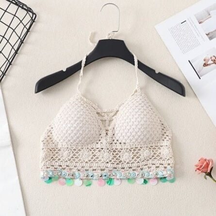 Boho Tassel Sexy Crochet Bikini Top - Image 34