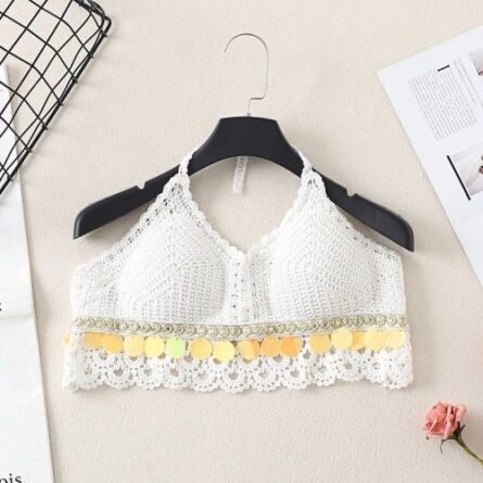 Boho Tassel Sexy Crochet Bikini Top - Image 11