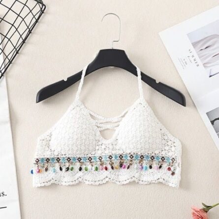 Boho Tassel Sexy Crochet Bikini Top - Image 43