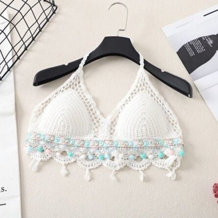 Boho Tassel Sexy Crochet Bikini Top - Image 4