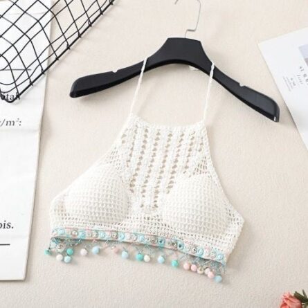 Boho Tassel Sexy Crochet Bikini Top - Image 32