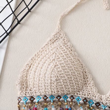 Boho Tassel Sexy Crochet Bikini Top - Image 8
