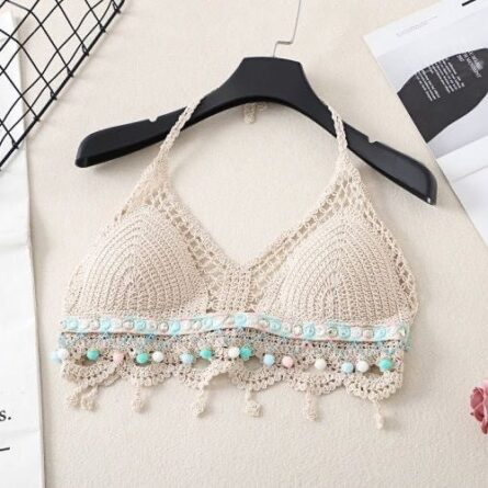 Boho Tassel Sexy Crochet Bikini Top - Image 52
