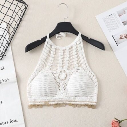 Boho Tassel Sexy Crochet Bikini Top - Image 17