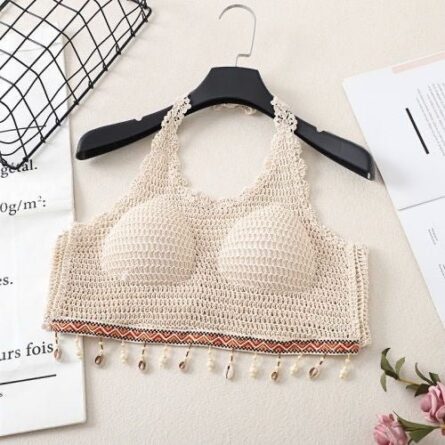 Boho Tassel Sexy Crochet Bikini Top - Image 3