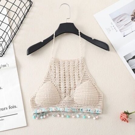 Boho Tassel Sexy Crochet Bikini Top - Image 15