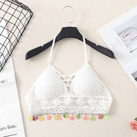 Boho Tassel Sexy Crochet Bikini Top - Image 12