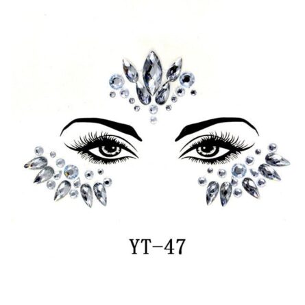 Boho Treasures 3D Crystal Sticker Face Jewels - Image 9