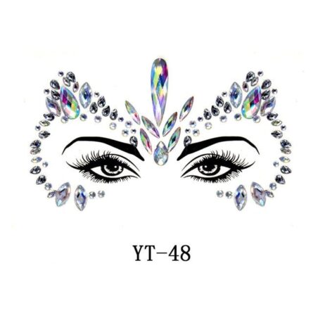 Boho Treasures 3D Crystal Sticker Face Jewels - Image 18