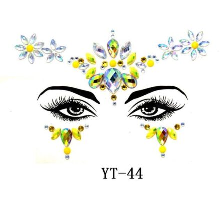 Boho Treasures 3D Crystal Sticker Face Jewels - Image 16