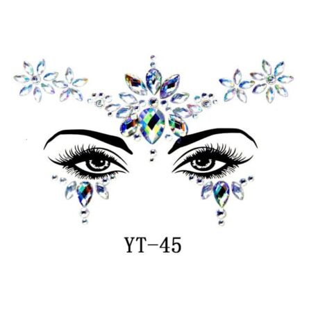 Boho Treasures 3D Crystal Sticker Face Jewels - Image 7