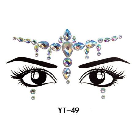 Boho Treasures 3D Crystal Sticker Face Jewels - Image 14