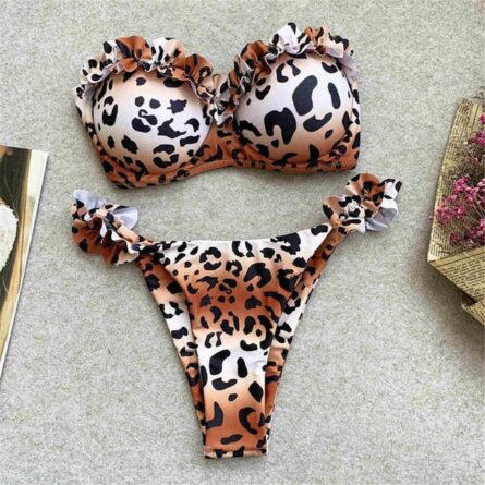 Cara Bandeau Bikini Push Up Swimsuit Bikini Set – Bild 15