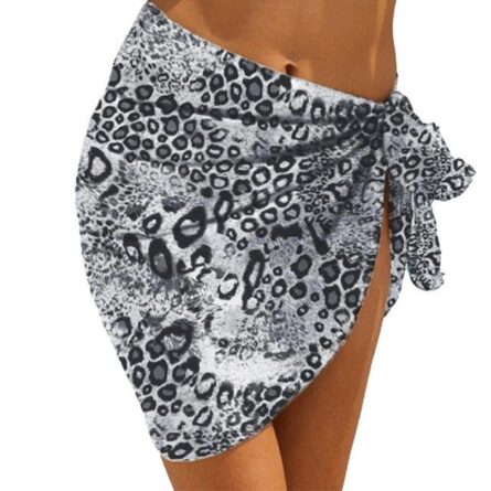 Ciara Beach Cover Up Ruffled Sarong Skirt – Bild 16