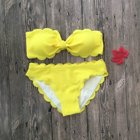 Darcy Push Up Bikinis Swimsuit Scalloped Bikini – Bild 21