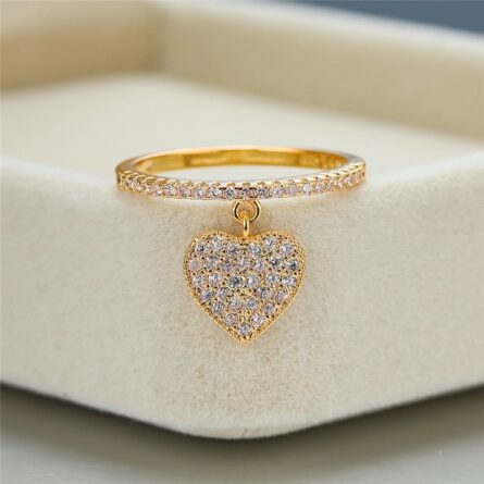 Diana Heart Pendant Ring – Bild 5