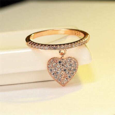 Diana Heart Pendant Ring – Bild 6