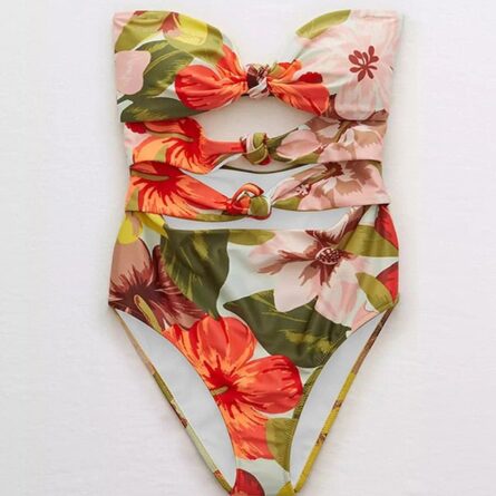 Ella High Waist Hollow Out Swimsuit - Image 7