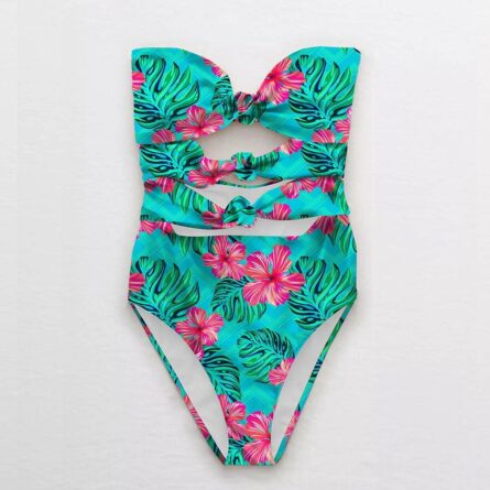 Ella High Waist Hollow Out Swimsuit - Image 5