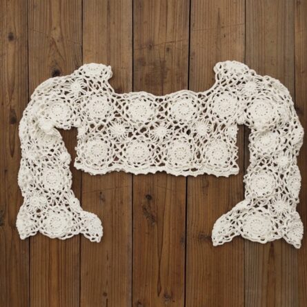 Elle Crochet Bikini Set Crochet Beach Top - Image 6