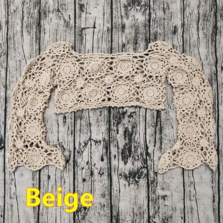 Elle Crochet Bikini Set Crochet Beach Top - Image 8