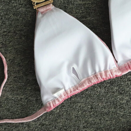 Emilia Bling Diamond Pink Blue Bikini - Image 5