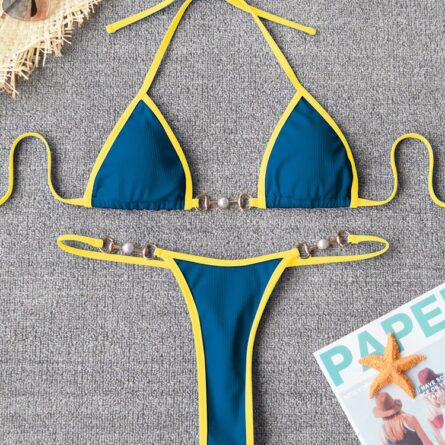 Sunset and Swim Sexy Micro Brazilian Thong Bikini - Image 15