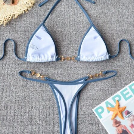 Sunset and Swim Sexy Micro Brazilian Thong Bikini - Image 11