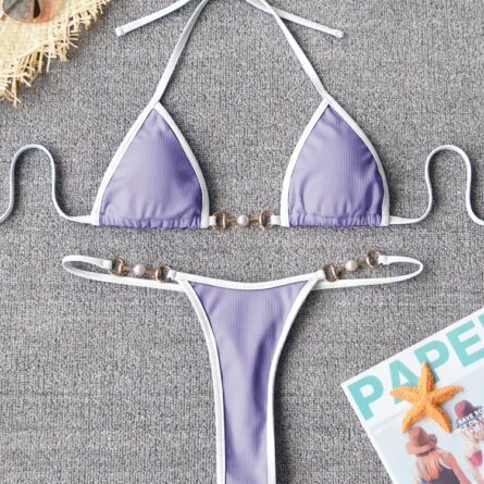 Sunset and Swim Sexy Micro Brazilian Thong Bikini - Image 20