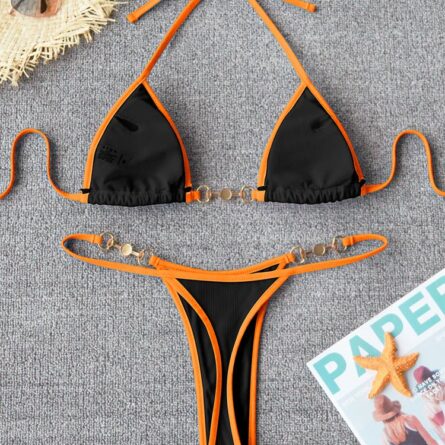 Sunset and Swim Sexy Micro Brazilian Thong Bikini - Image 26